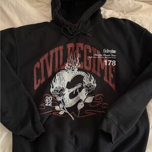Black Civil Regime Hoodie